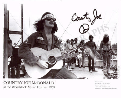 McDonald, Country Joe - Signed Photograph
