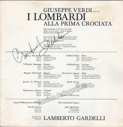 Deutekom, Cristina - Signed LP Booklet