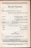 Violinists - Boston Symphony Program Lot 1924-31