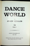 Joffrey, Robert - Signed Book "Dance World" by John Willis