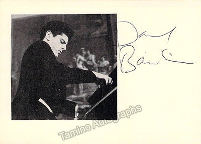Barenboim, Daniel - Signed Card and Photograph