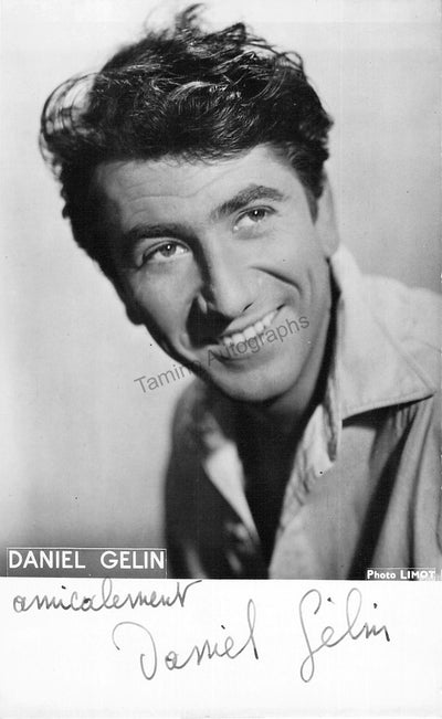 Gelin, Daniel - Signed Photograph