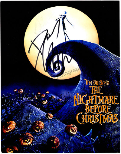 Elfman, Danny - Large Poster Signed "The Nightmare Before Christmas"