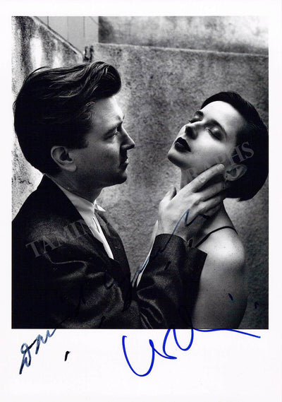 Rossellini, Isabella - Lynch, David - Double Signed Photograph