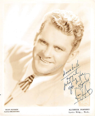 Hudson, Dean - Signed Photograph