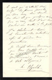 Ugalde, Delphine - Pair of Autograph Letters Signed