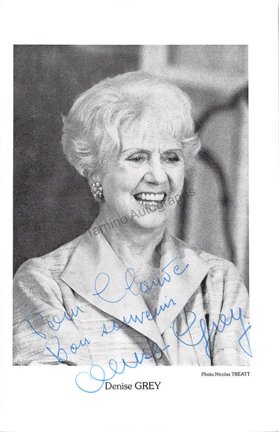 Grey, Denise - Signed Photograph