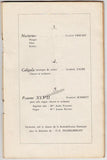Inghelbrecht, Desire-Emile - Signed Program Paris 1943