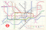 Rigg, Diana - Signed Underground Map
