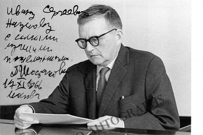 Shostakovich, Dimitri - Signed Photo 1966