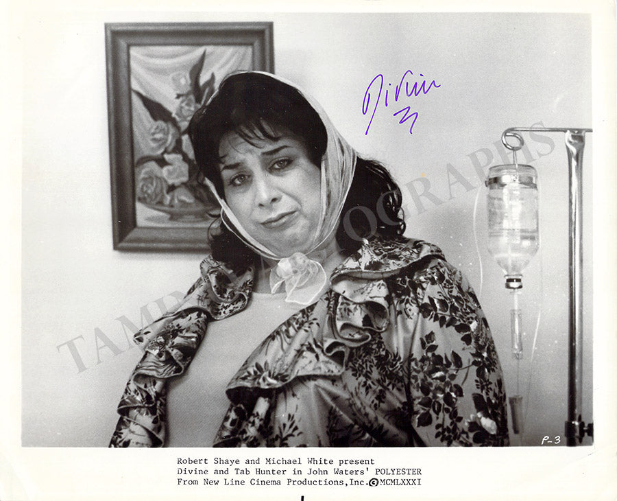 Divine Autograph Signed Photograph in