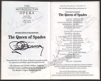 Domingo, Placido - Jurowski, Vladimir - Signed Program Met 2004
