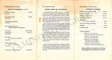 Voorhees, Donald - Signed Program New York 1955