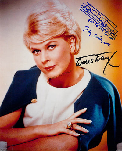 Day, Doris - Livingston, Jay - Signed Photograph with Music Quote