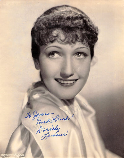 Lamour, Dorothy - Signed Photo