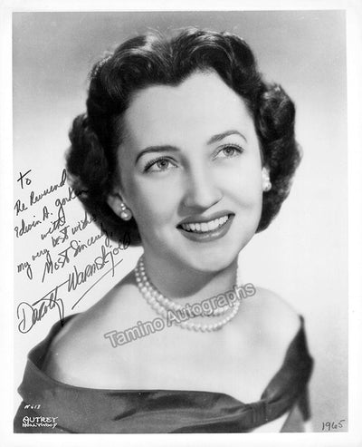 WARENSKJOLD, Dorothy (Various Autographs)