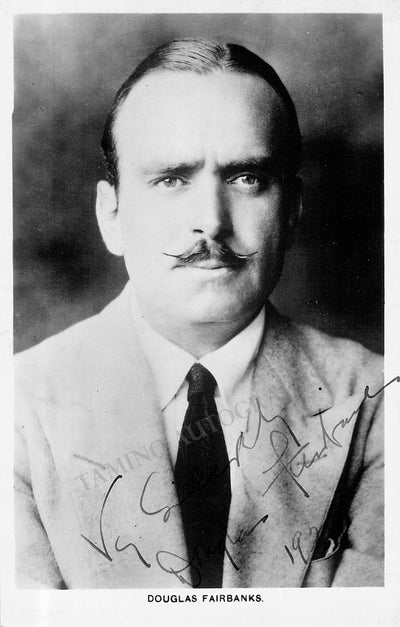 Fairbanks, Douglas - Signed Photograph 1929