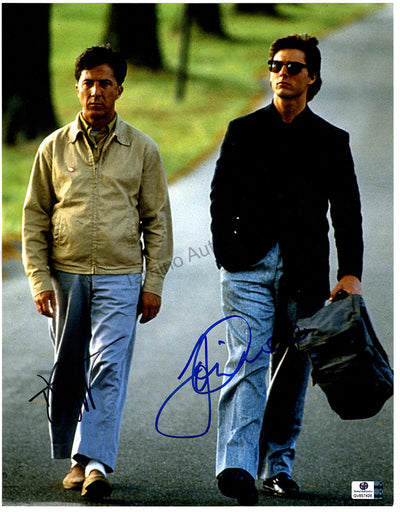 Cruise, Tom - Hoffman, Dustin - Double Signed Photograph in "Rain Man"