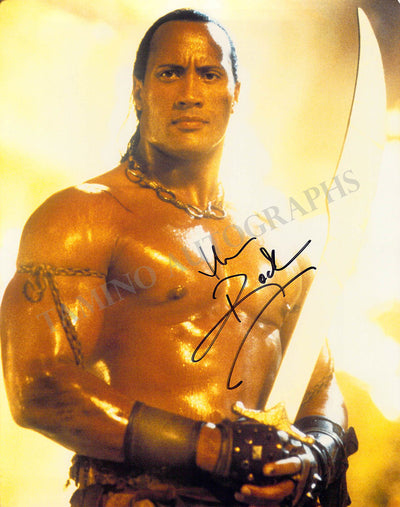 Johnson, Dwayne - Signed Photograph in "The Scorpion King"