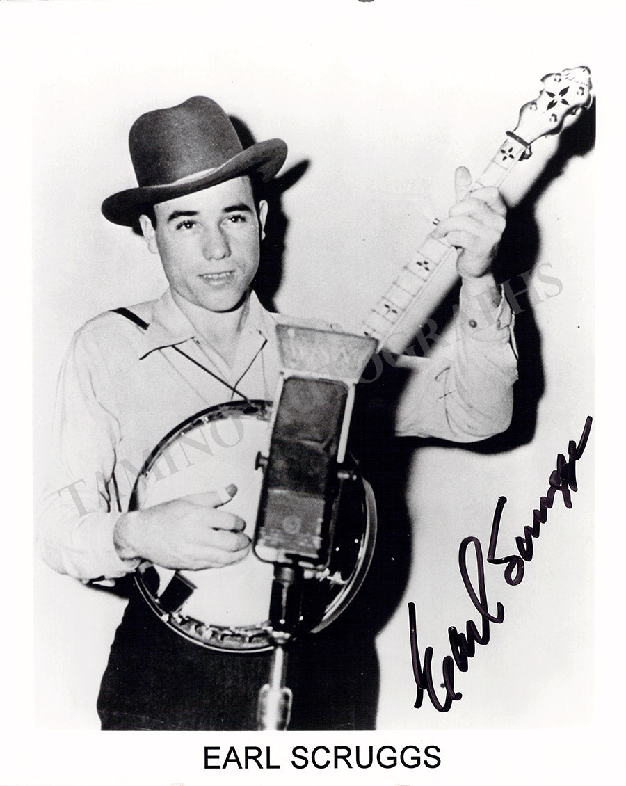 Scruggs, Earl - Signed Photograph