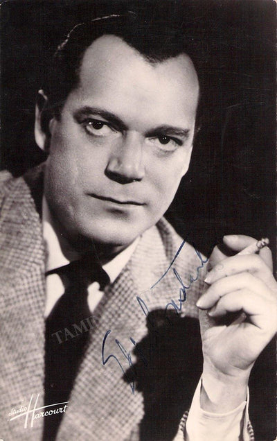 Constantine, Eddie - Signed Photograph