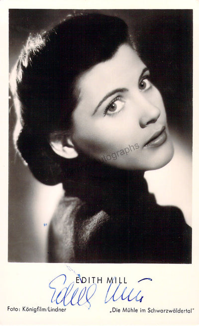 Mill, Edith - Signed Photograph