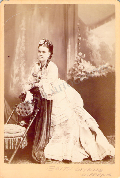 Wynne, Edith - Cabinet Photograph