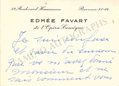 Favart, Edmee (II)