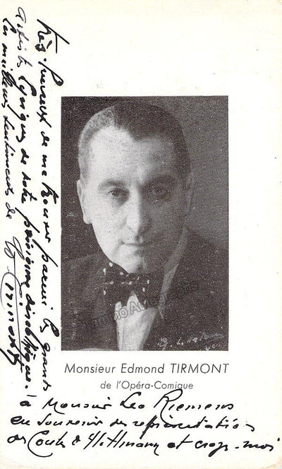 TIRMONT, Edmond