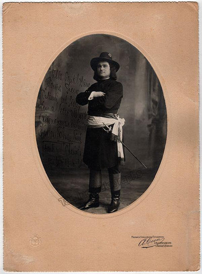 Grandini, Edmondo - Large Signed Photo in Andrea Chenier