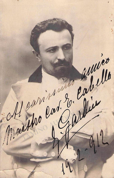 Garbin, Edoardo - Signed Photograph 1912