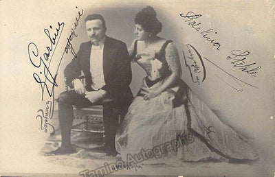 Garbin, Edoardo - Stella, Adelina - Double signed Photo