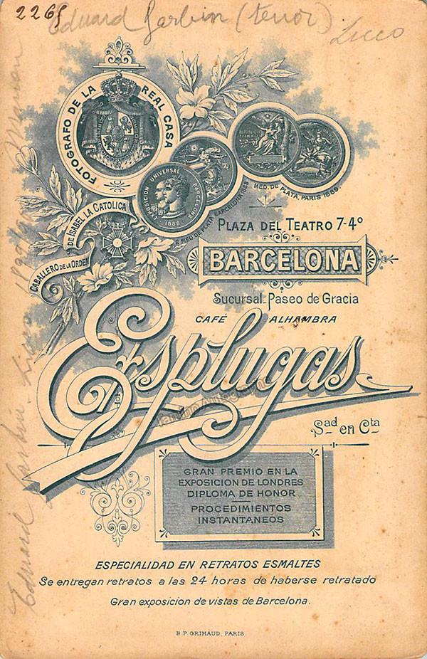 Garbin, Edoardo - Cabinet photo - Tamino