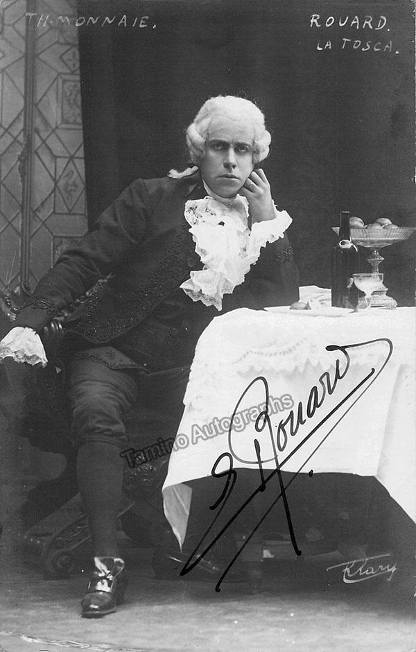 Edouard Rouard Autograph Signed Photo | Authentic Guaranteed – Tamino ...
