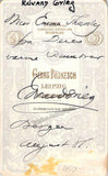 Grieg, Edvard - Signed Carte-de-Visite 1881