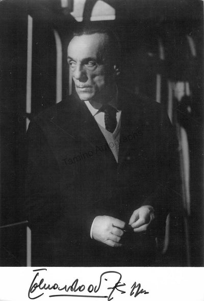 De Filippo, Eduardo - Signed Photograph