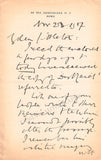 Elgar, Edward - Autograph Letter Signed 1917