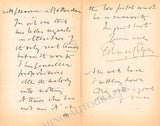 Elgar, Edward - Autograph Letter Signed 1917