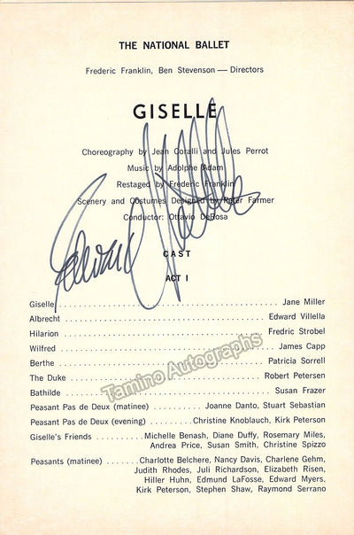 Villella, Edward - Signed Program