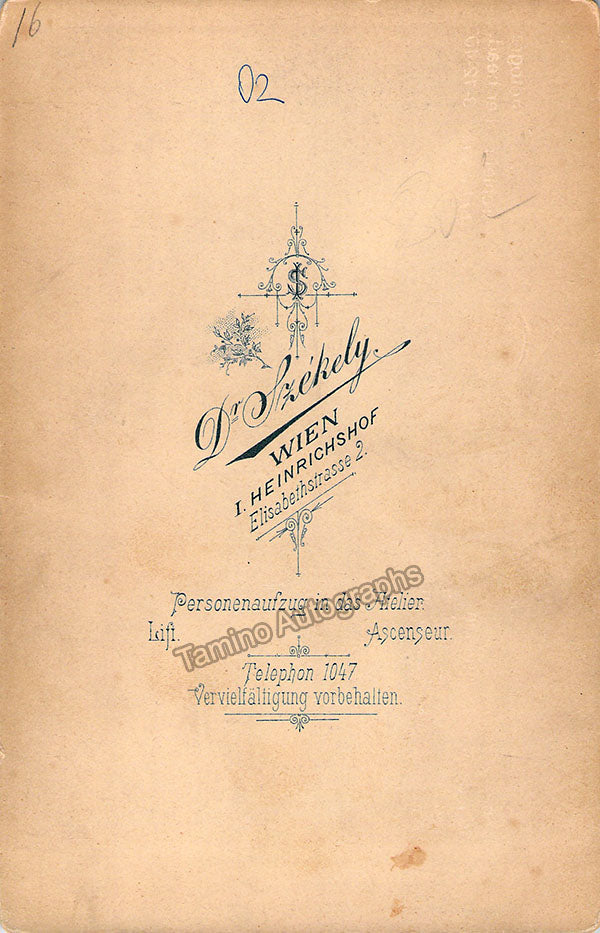 Edyth Walker Walker, Edyth - Signed Photograph in Role 1900