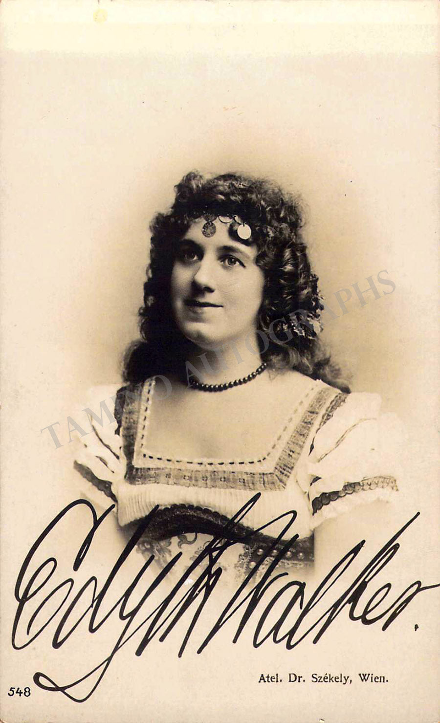 Edyth Walker WALKER, Edyth (Various Autographs)