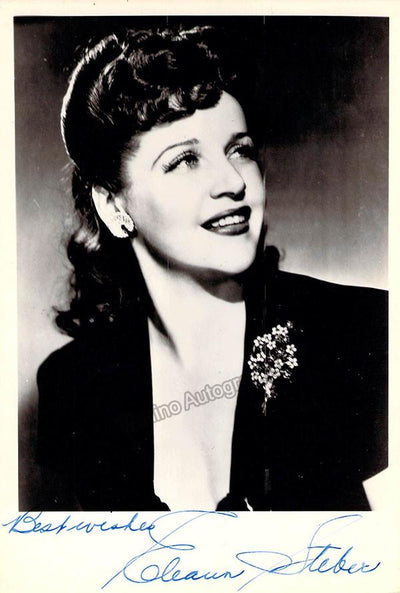 Steber, Eleanor - Signed Photo as Herself