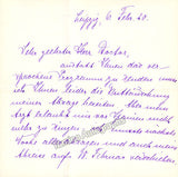 Gerhardt, Elena - Autograph Letter Signed 1920