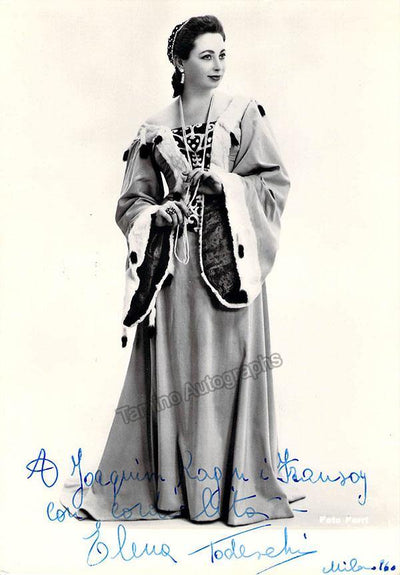 TODESCHI, Elena (Various Autographs)