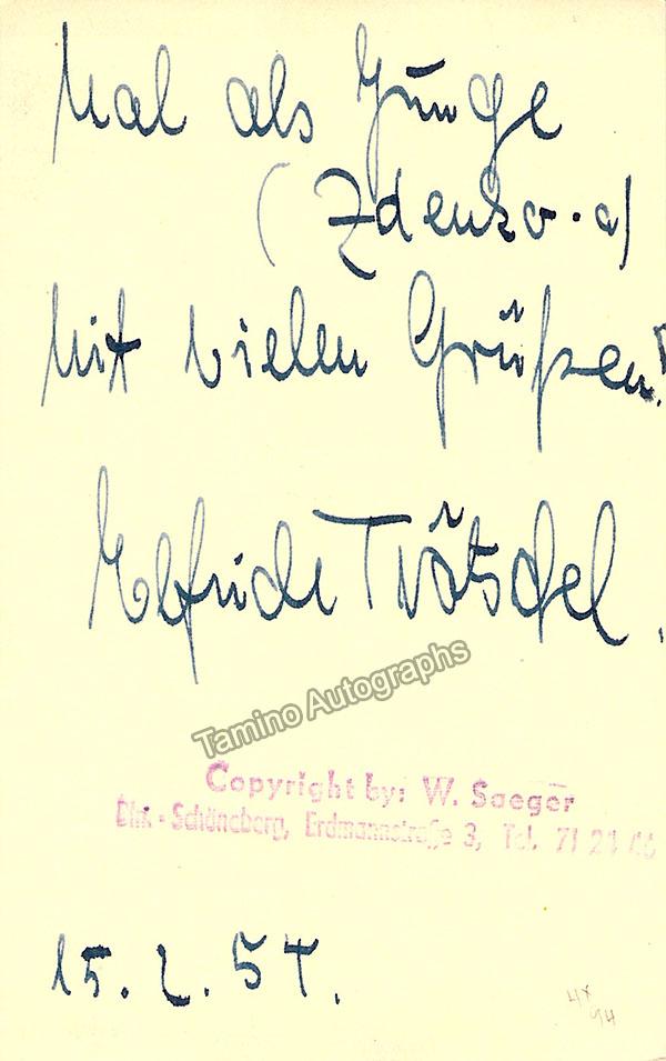 TROTSCHEL, Elfriede - Tamino