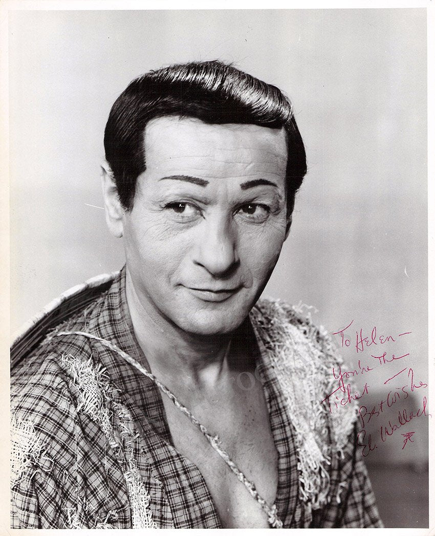 Wallach, Eli - Signed Photo & "The Teahouse of the August Moon" Program