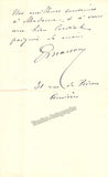 Masson, Elisa - Autograph Letter Signed