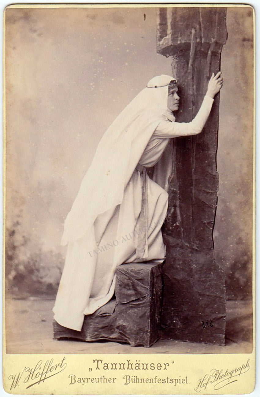 Wiborg, Elisa - Cabinet photo in Tannhauser, Bayreuth 1890s