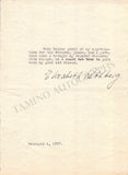 Opera Singers - Collection of 54 Autograph Letters to Steinway & Sons Pianos