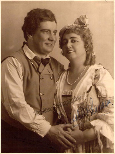 Schumann, Elisabeth - Gallos, Hermann - Double Signed Photo